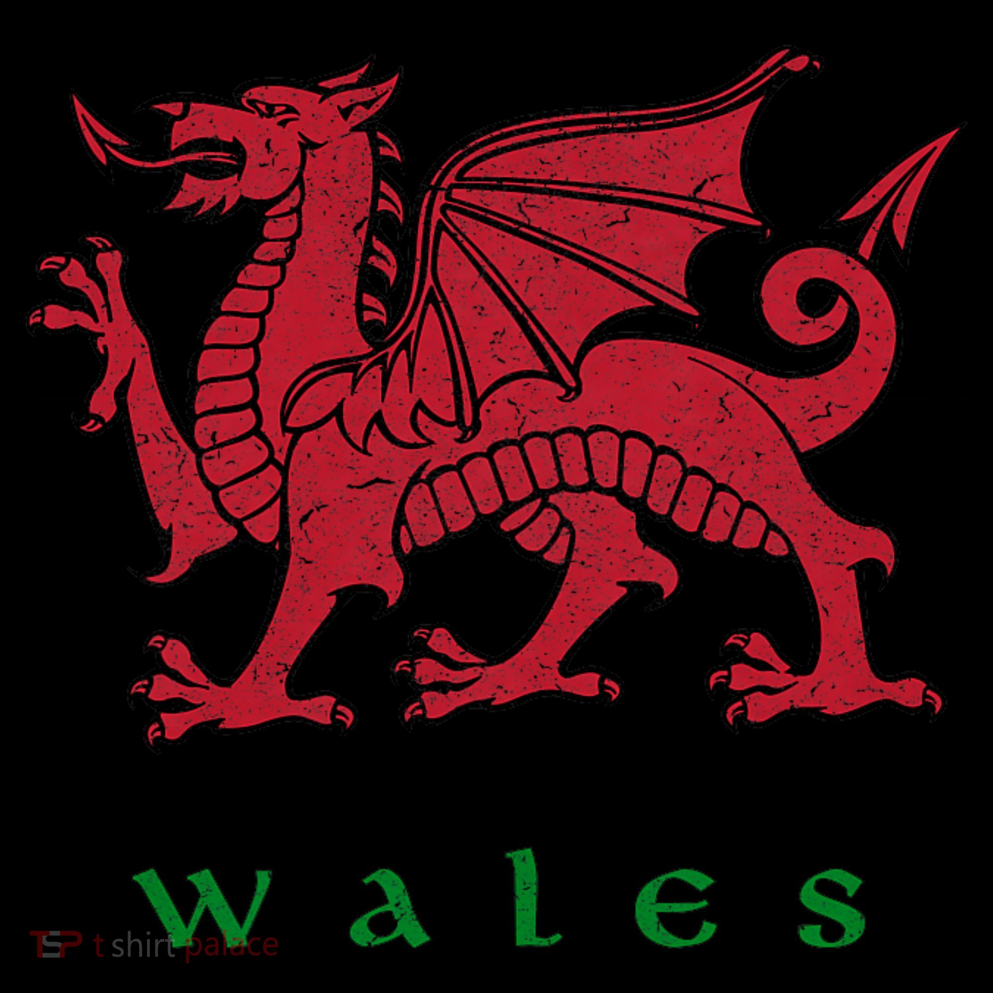 Wales Welsh Dragon Doggie Tank