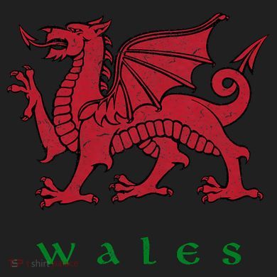Wales Welsh Dragon Golf Towel