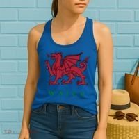Wales Welsh Dragon Women's Tank Top thumb 2