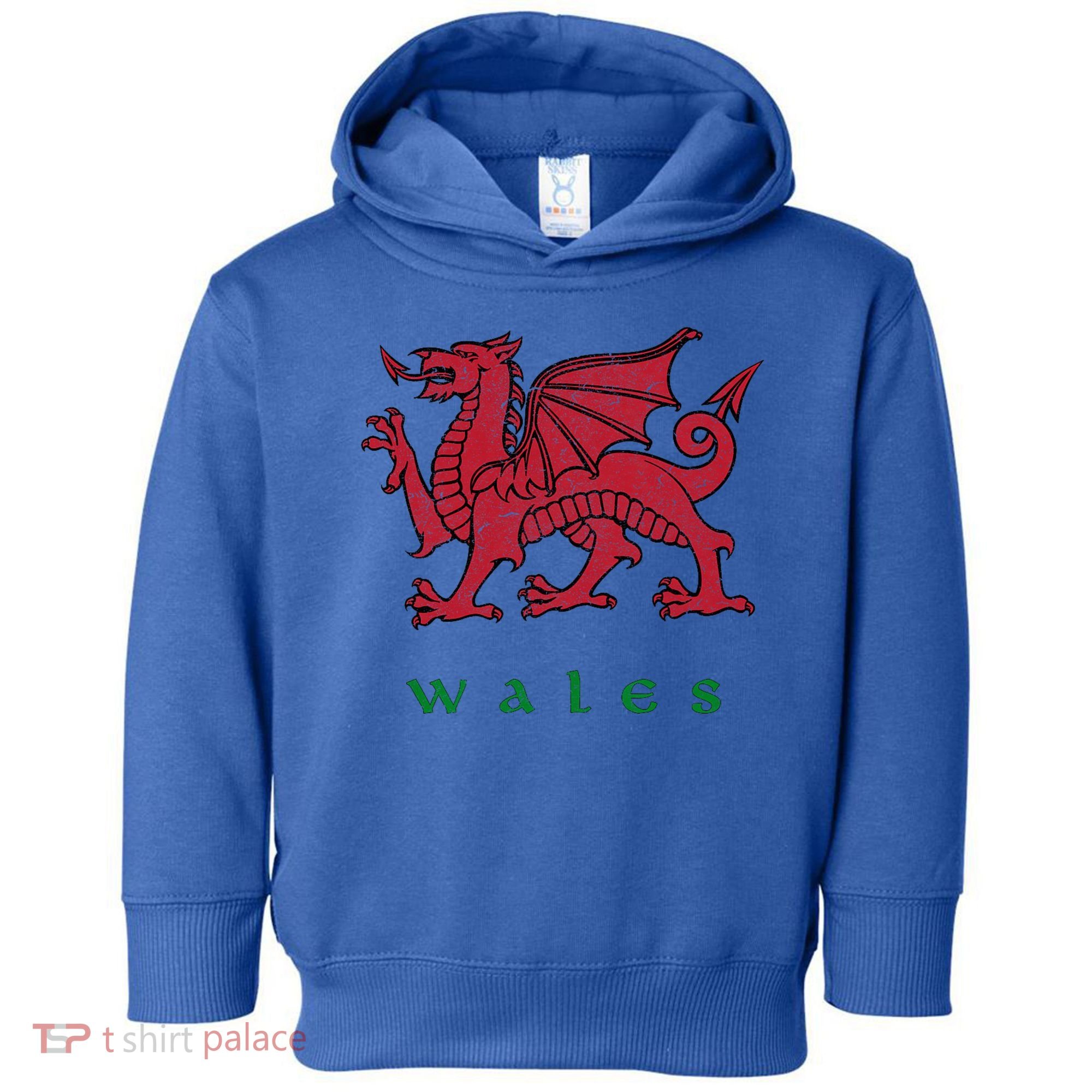 Wales Welsh Dragon Toddler Hoodie