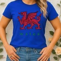 Wales Welsh Dragon Women's T-Shirt thumb 2
