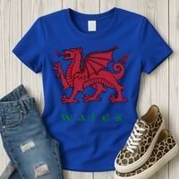 Wales Welsh Dragon Women's T-Shirt thumb 3