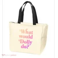 What Would Dolly Do Funny Dolly Tote Bag thumb 3