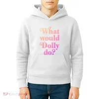 What Would Dolly Do Funny Dolly Kids Hoodie thumb 4
