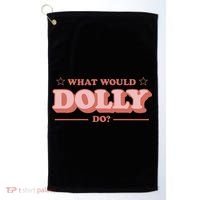 What Would Dolly Do Wwdd The Original Golf Towel thumb 0
