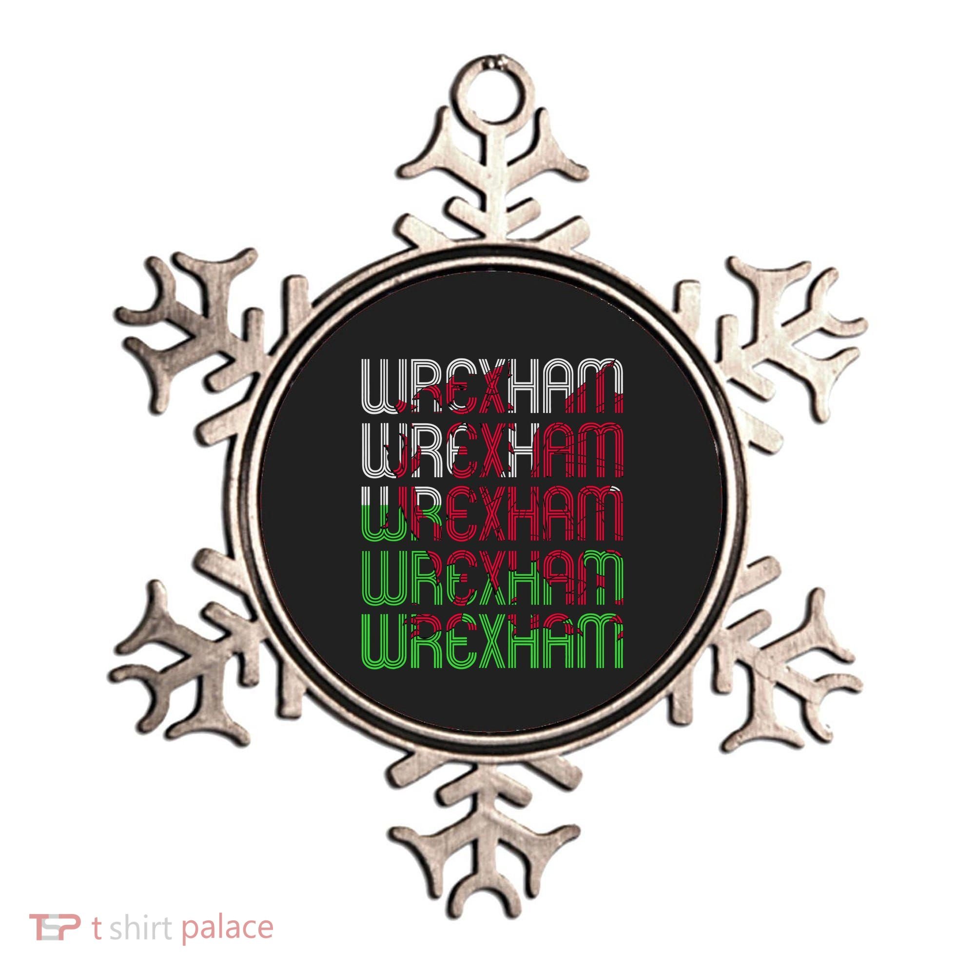 Wrexham Wales Dragon Welsh Flag Sports Merchandise Ornament