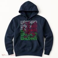Wrexham Wales Dragon Welsh Flag Sports Merchandise Hoodie thumb 0