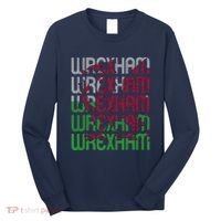 Wrexham Wales Dragon Welsh Flag Sports Merchandise Long Sleeve Shirt thumb 0