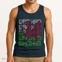 Wrexham Wales Dragon Welsh Flag Sports Merchandise Tank Top thumb 3