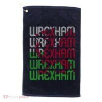 Wrexham Wales Dragon Welsh Flag Sports Merchandise Golf Towel thumb 0