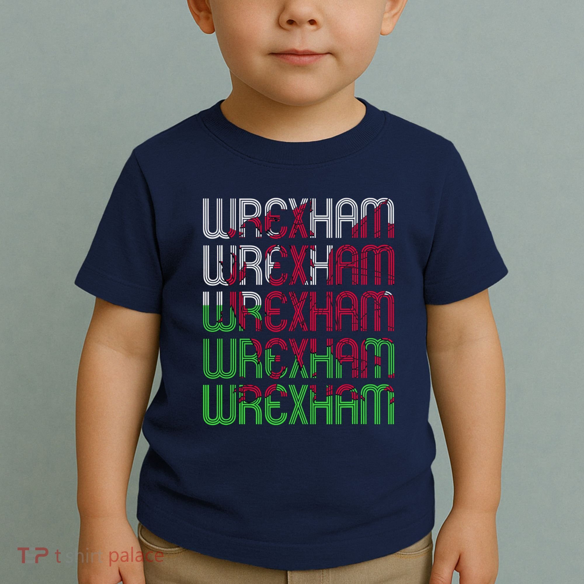 Wrexham Wales Dragon Welsh Flag Sports Merchandise Toddler T-Shirt