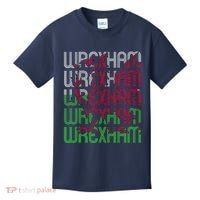 Wrexham Wales Dragon Welsh Flag Sports Merchandise Kids T-Shirt thumb 0