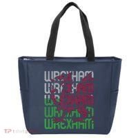 Wrexham Wales Dragon Welsh Flag Sports Merchandise Tote Bag thumb 0