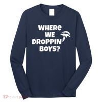 Where We Dropping Boys Long Sleeve Shirt thumb 0