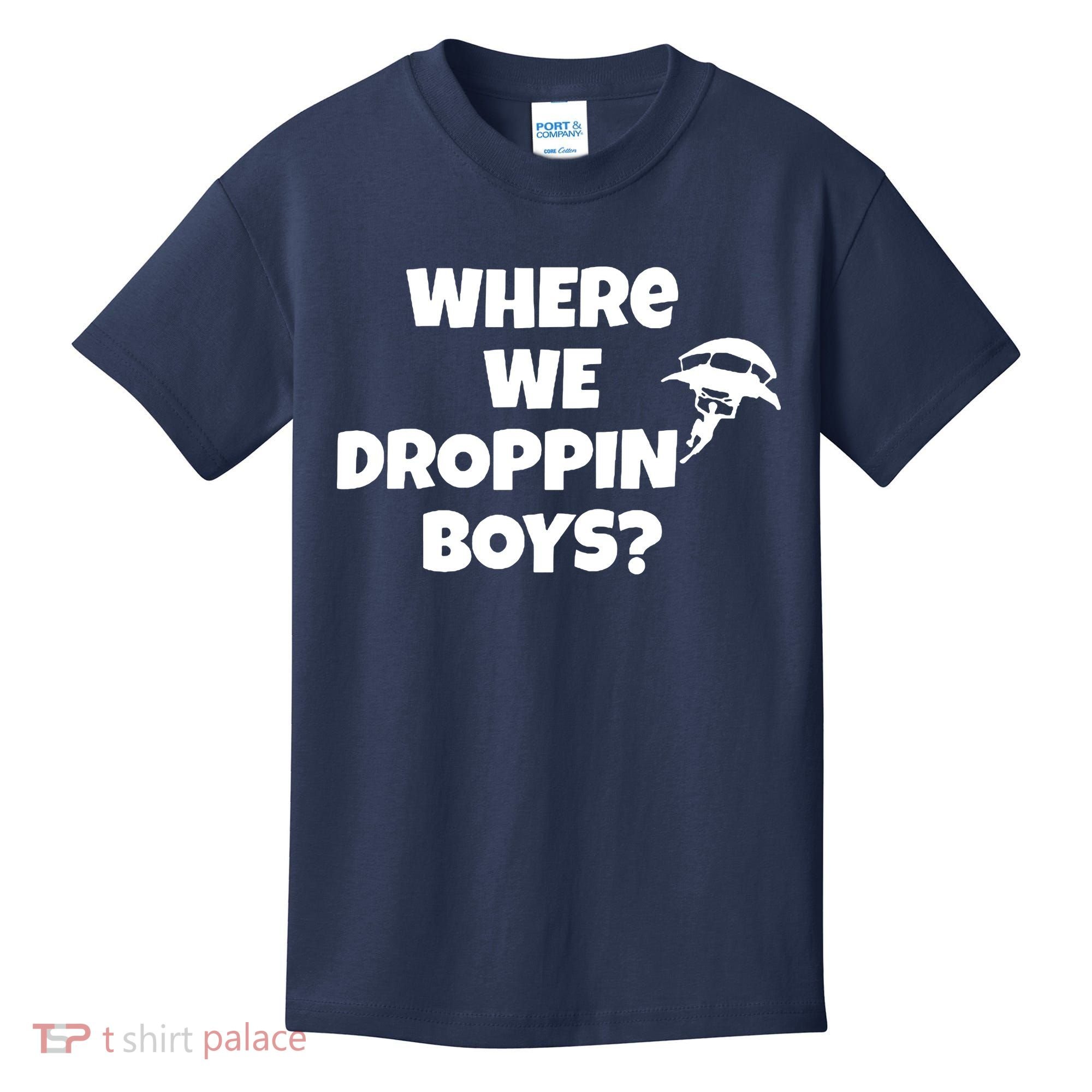 Where We Dropping Boys Kids T-Shirt