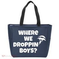 Where We Dropping Boys Tote Bag thumb 0