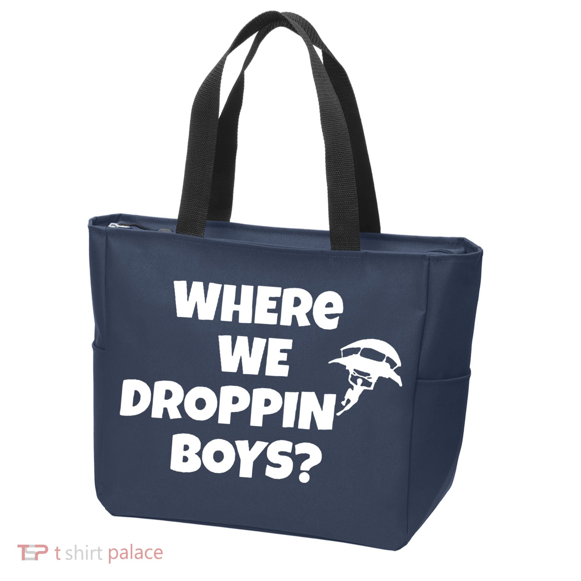 Where We Dropping Boys Tote Bag