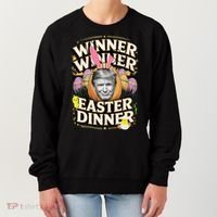 Winner Winner Easter Dinner Trump President 47th Women's Sweatshirt thumb 0