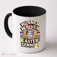 Winner Winner Easter Dinner Trump President 47th Coffee Mug thumb 0