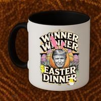 Winner Winner Easter Dinner Trump President 47th Coffee Mug thumb 2
