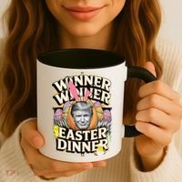Winner Winner Easter Dinner Trump President 47th Coffee Mug thumb 3