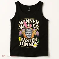 Winner Winner Easter Dinner Trump President 47th Tank Top thumb 2