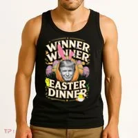 Winner Winner Easter Dinner Trump President 47th Tank Top thumb 3