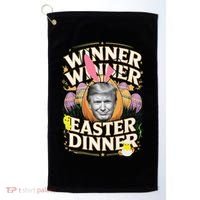 Winner Winner Easter Dinner Trump President 47th Golf Towel thumb 0