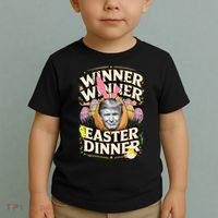 Winner Winner Easter Dinner Trump President 47th Toddler T-Shirt thumb 2