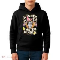 Winner Winner Easter Dinner Trump President 47th Kids Hoodie thumb 4