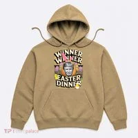 Winner Winner Easter Dinner Trump President 47th Hoodie thumb 0
