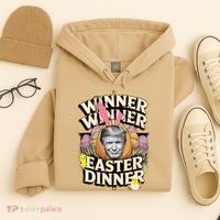 Winner Winner Easter Dinner Trump President 47th Hoodie thumb 4