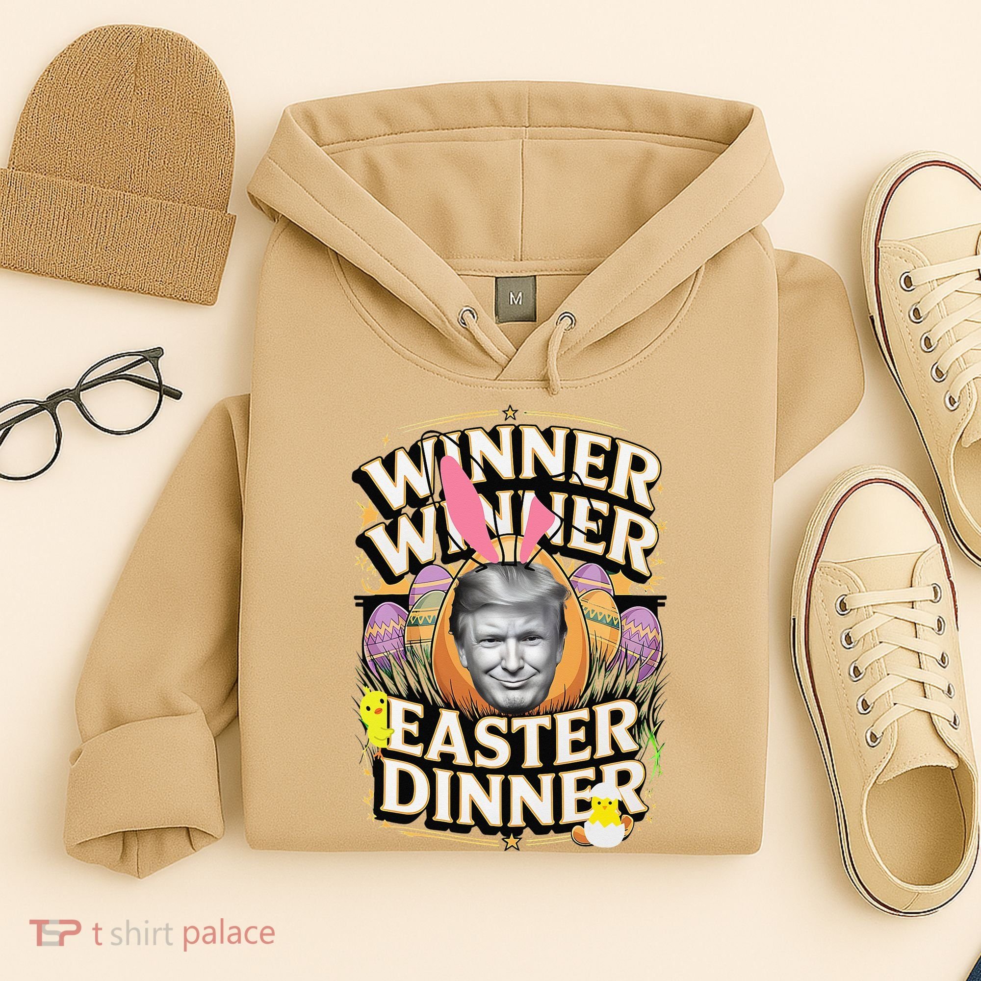 Winner Winner Easter Dinner Trump President 47th Hoodie