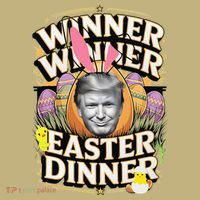 Winner Winner Easter Dinner Trump President 47th Long Sleeve Shirt thumb 2