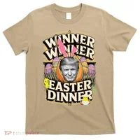 Winner Winner Easter Dinner Trump President 47th T-Shirt thumb 0