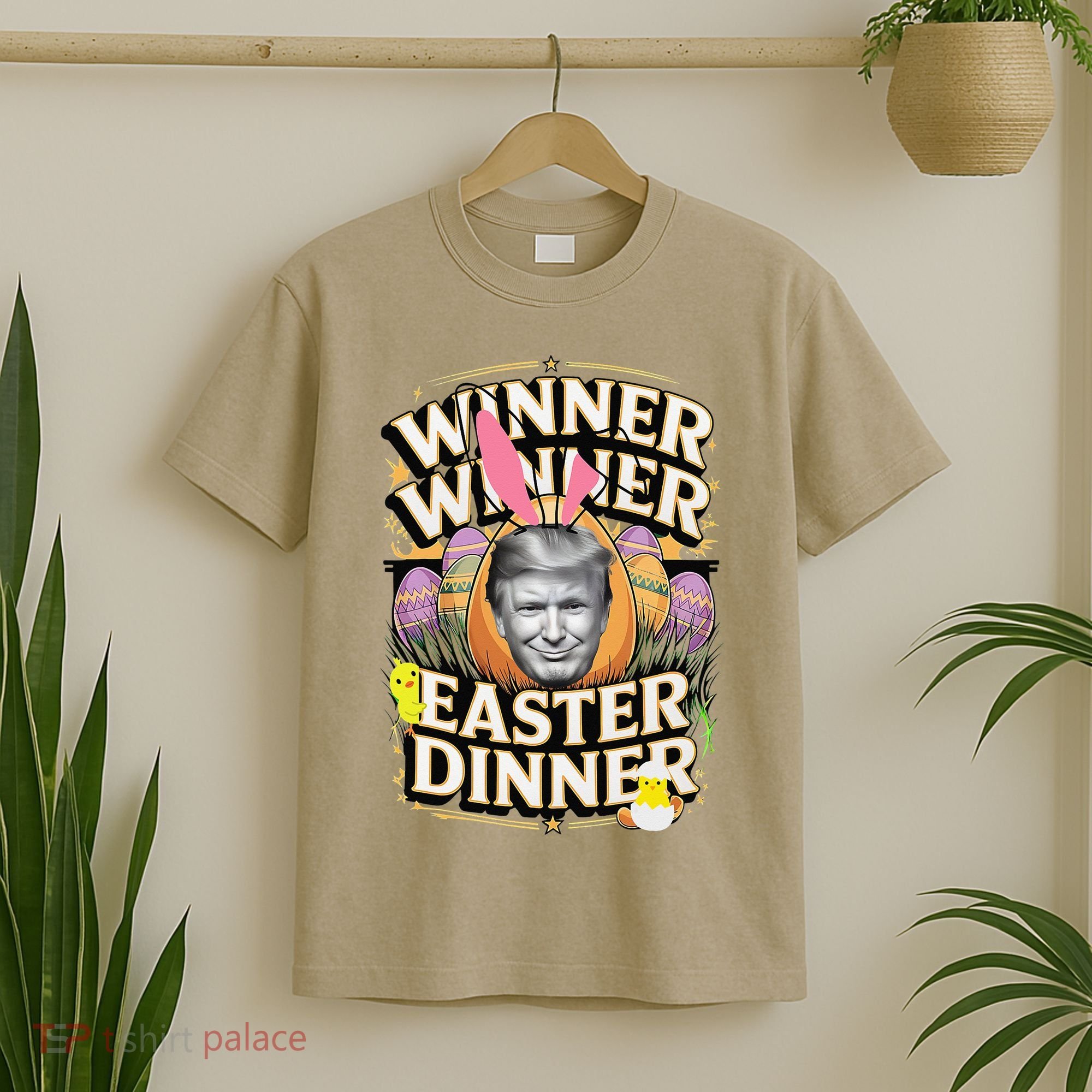 Winner Winner Easter Dinner Trump President 47th T-Shirt