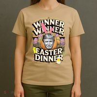 Winner Winner Easter Dinner Trump President 47th T-Shirt thumb 4