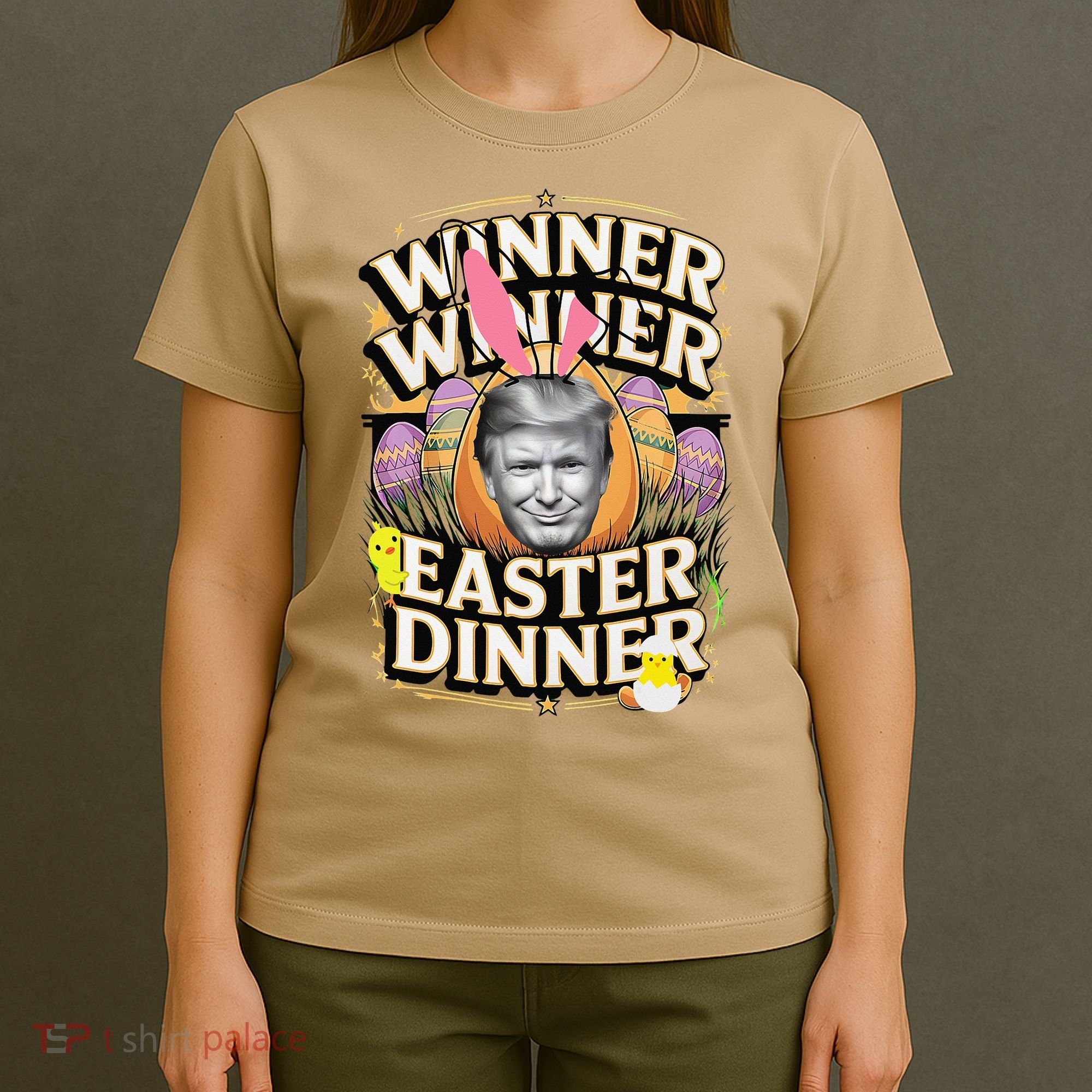 Winner Winner Easter Dinner Trump President 47th T-Shirt