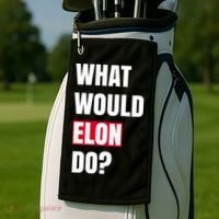 What Would Elon Do Golf Towel thumb 2