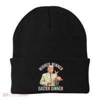 Winner Winner Easter Dinner President Trump Happy Easter Day Beanie thumb 0