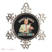 Winner Winner Easter Dinner President Trump Happy Easter Day Ornament thumb 0