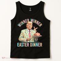 Winner Winner Easter Dinner President Trump Happy Easter Day Tank Top thumb 2