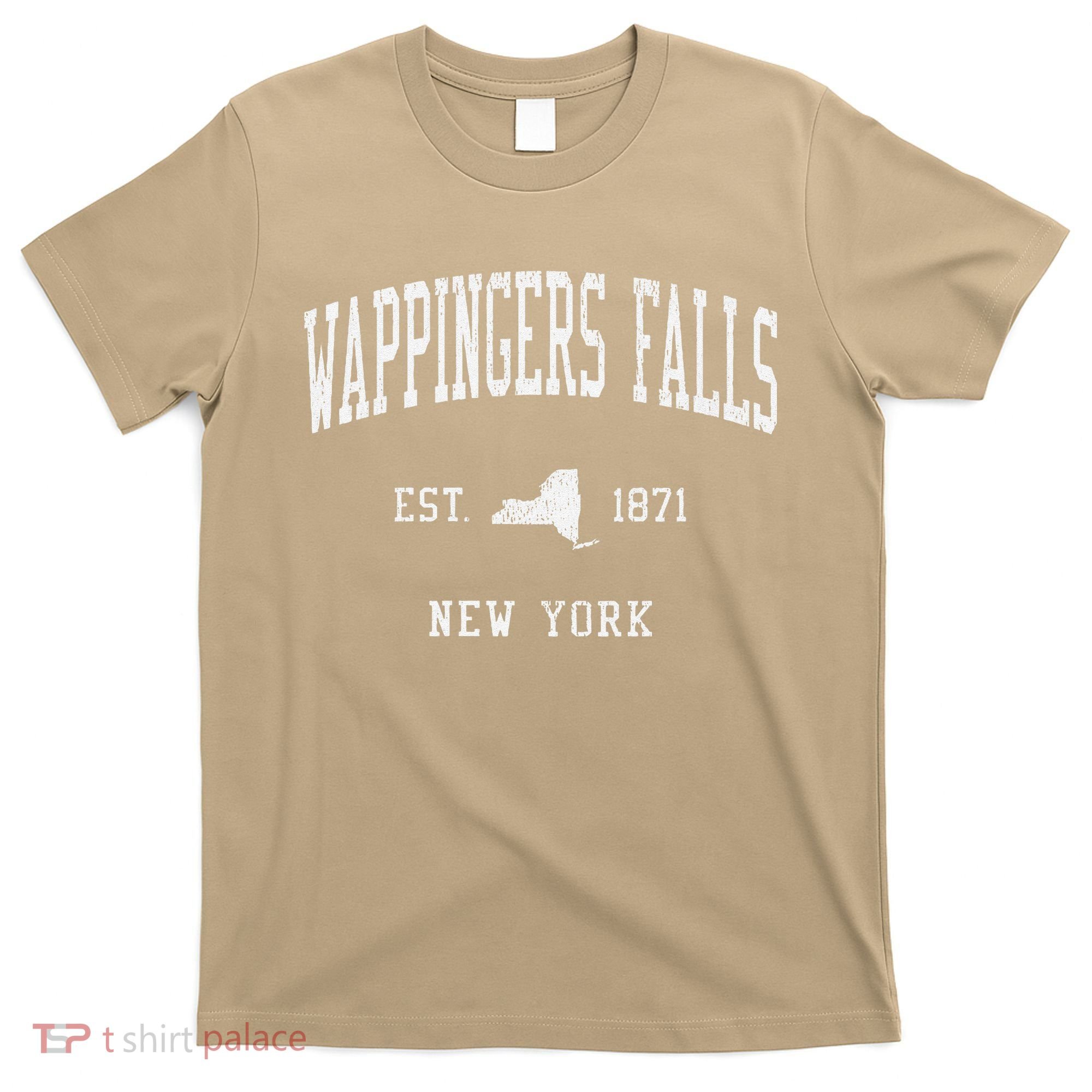 Women Wappingers Falls Ny Vintage Athletic Sports Js01 T-Shirt