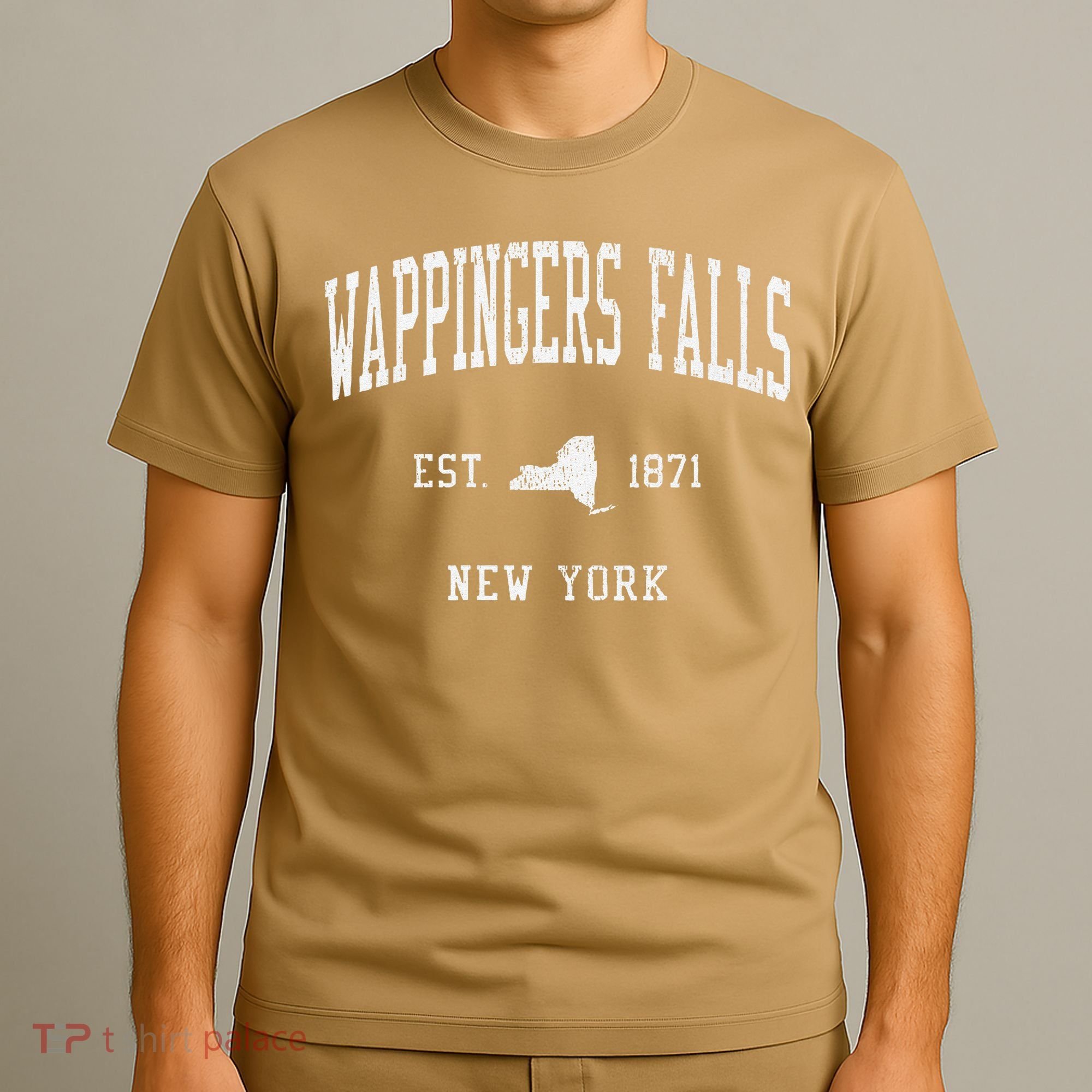 Women Wappingers Falls Ny Vintage Athletic Sports Js01 T-Shirt