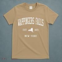 Women Wappingers Falls Ny Vintage Athletic Sports Js01 T-Shirt thumb 5