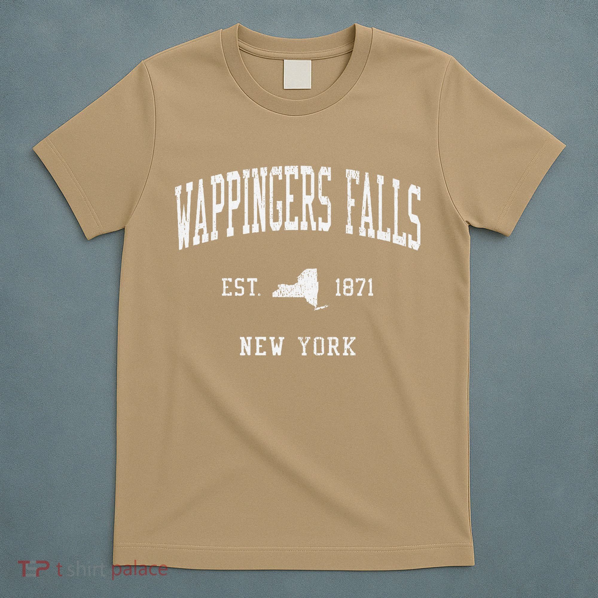 Women Wappingers Falls Ny Vintage Athletic Sports Js01 T-Shirt