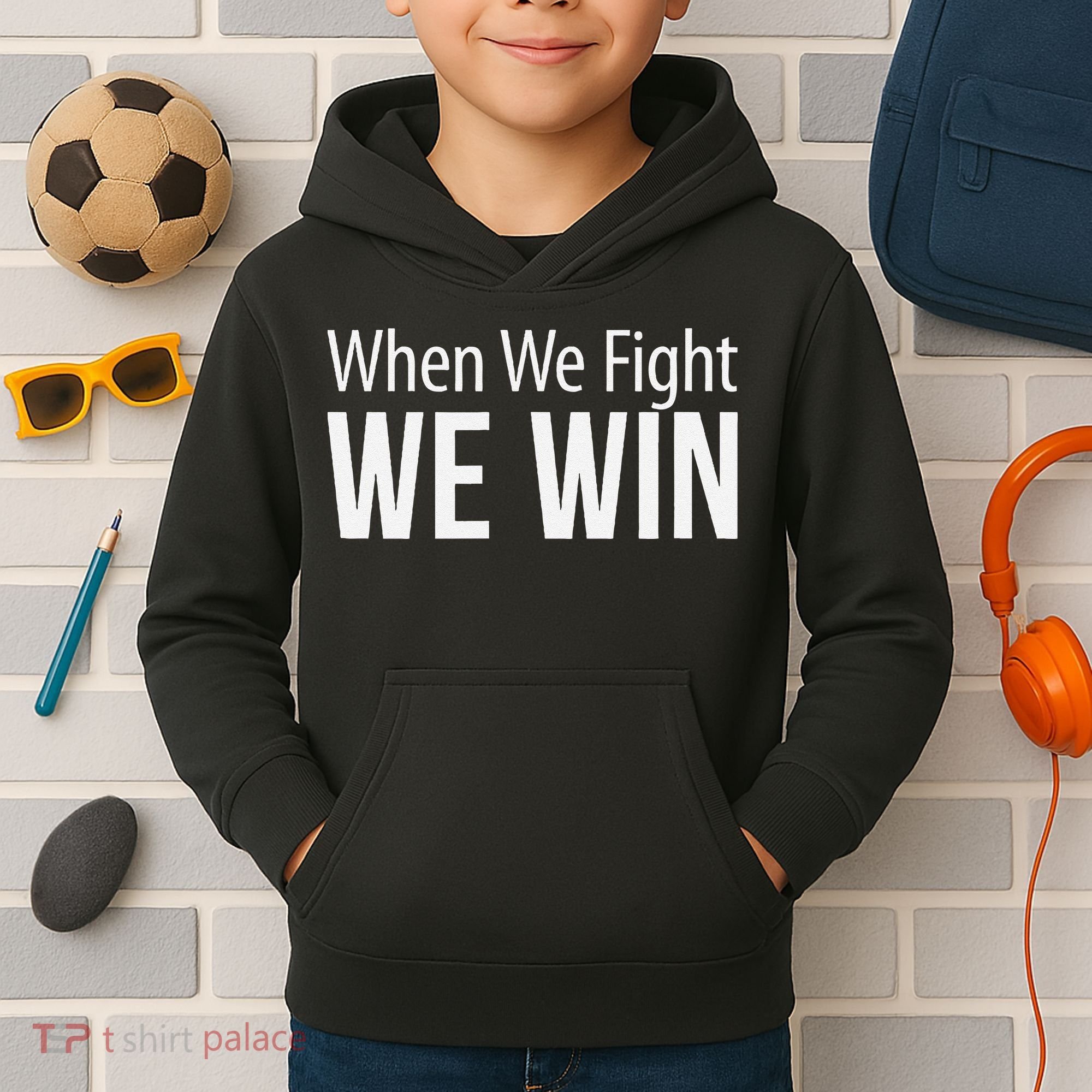 When We Fight We Win Kids Hoodie