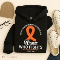 Women Who Fight Multiple Sclerosis Awareness Hoodie thumb 4