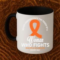 Women Who Fight Multiple Sclerosis Awareness Coffee Mug thumb 2