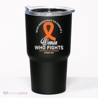 Women Who Fight Multiple Sclerosis Awareness Tumbler thumb 0